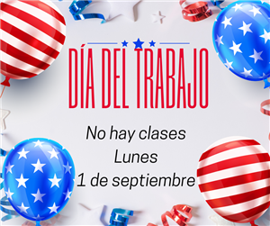 Día del Trabajo - No hay clases